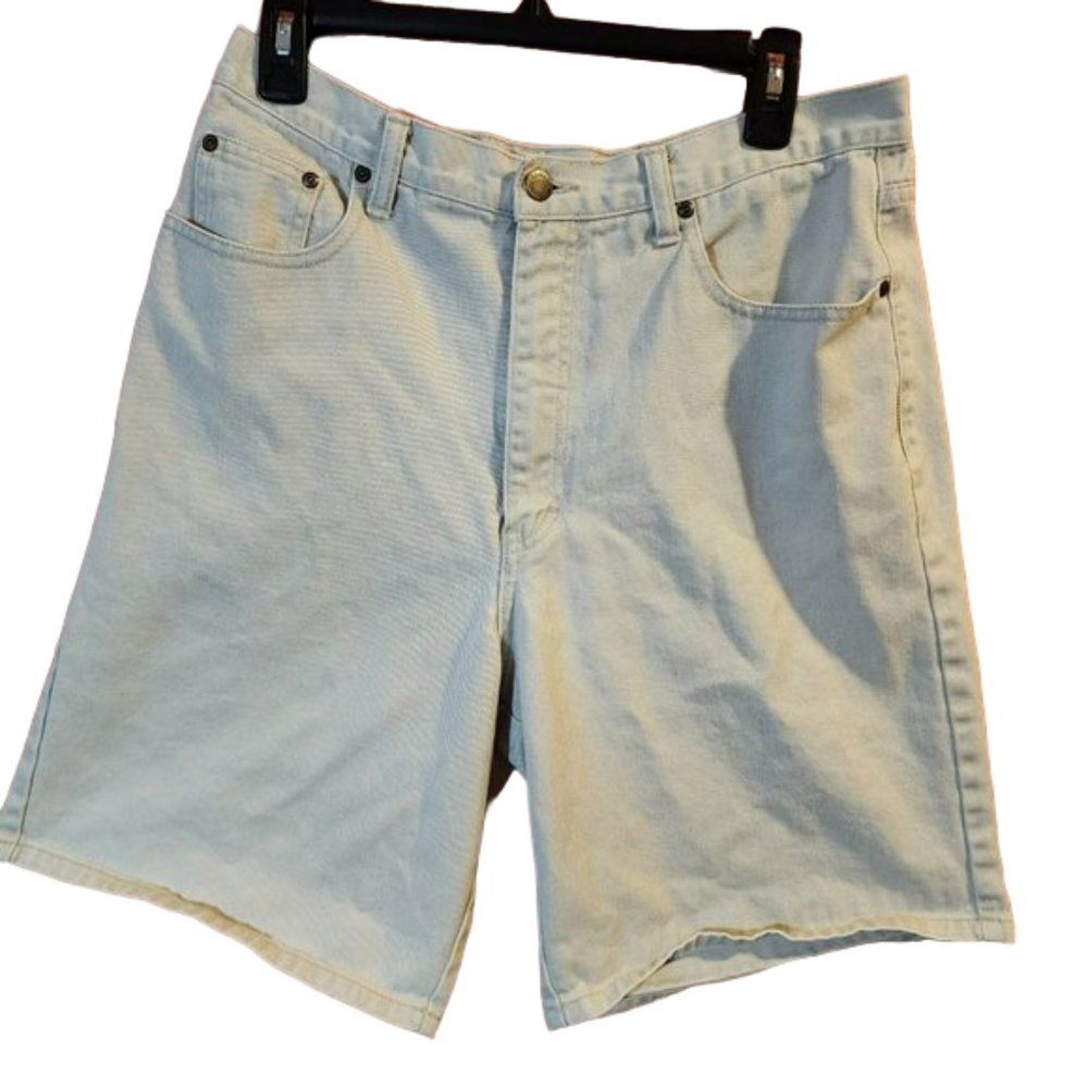 Eddie Bauer Tan Jean Bermuda Shots EUC